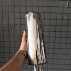 منبع اگزوز 106 استیل سایز کوچک