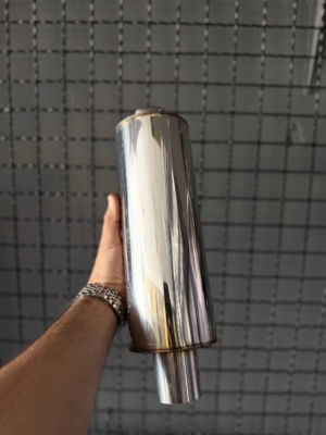 منبع اگزوز 106 استیل سایز کوچک